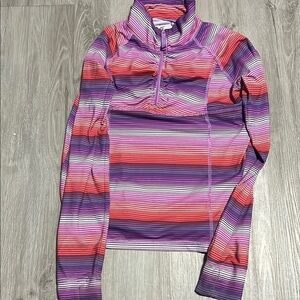 Active Old Navy Kids Striped Sweater - Purple, Pink, Red